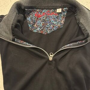 Robert Graham Black and Gray Cardigan Sweater